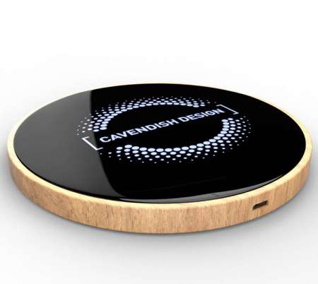 Promotional Qi Wireless Charger 10W Fast Charging Pad with Customized Light up  LOGO