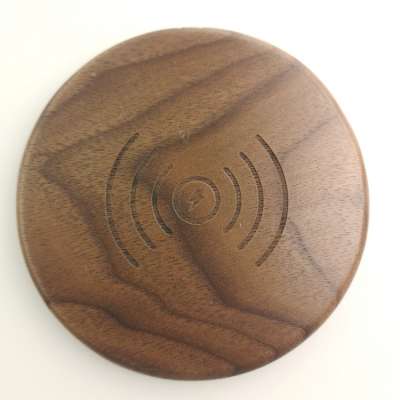 Fast Charging Charger Wooden Wireless Charger Pad Christmas Gift with Customized Wooden